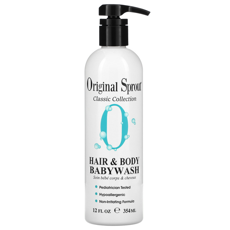 Original Sprout Inc Детское средство для мытья волос и всего тела для младенцев и старше 12 жидких унций (354 мл)