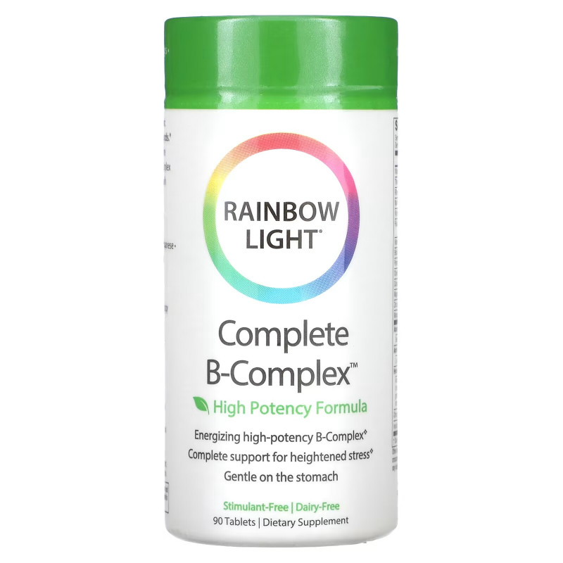 Rainbow Light, Complete B-Complex, High Potency Formula, 90 Tablets