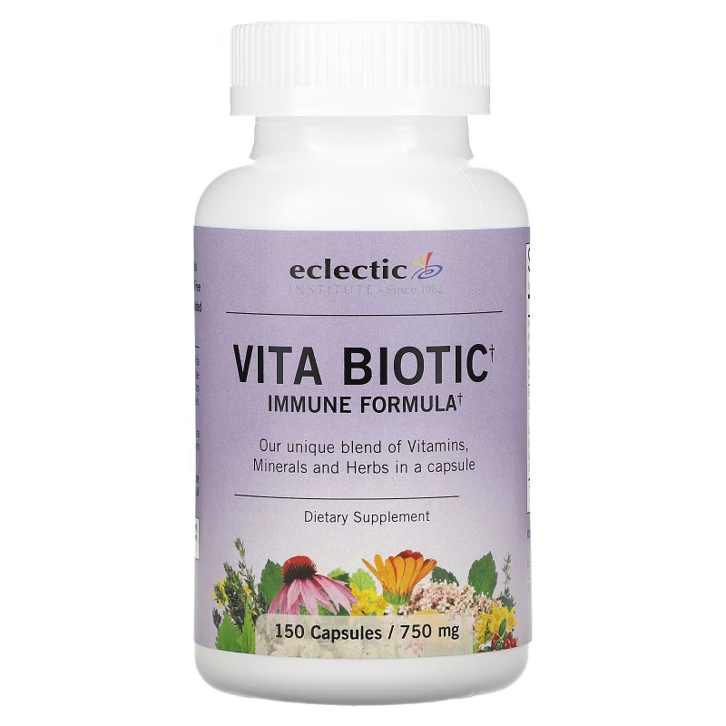 Eclectic Institute, Vita Biotic, 750 мг, 150 капсул