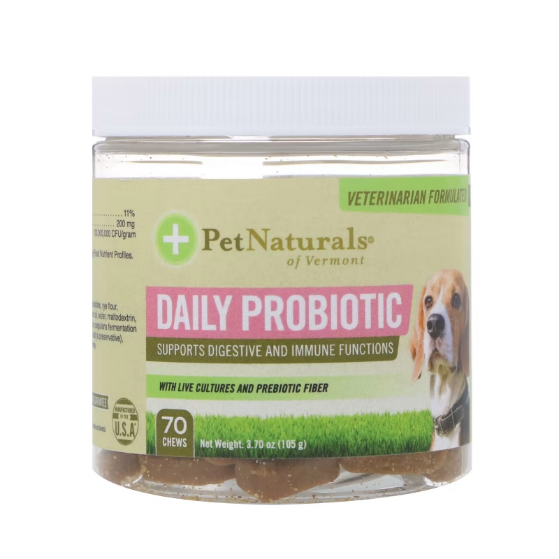 Pet Naturals, Daily Probiotic, For Dogs, 70 Chews, 3.7 oz (105 g) (Discontinued Item)