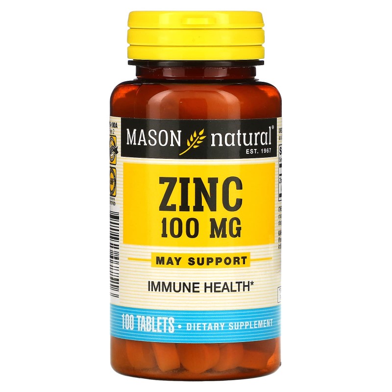 Mason Natural Zinc 100 mg 100 Tablets