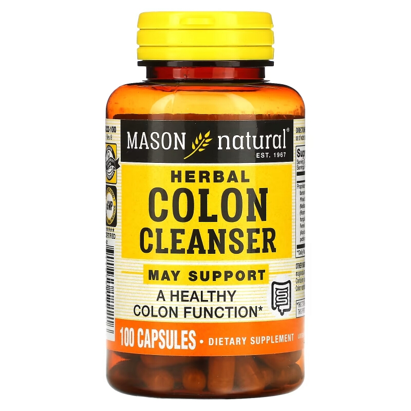 Mason Natural Colon Herbal Cleanser 100 Capsules