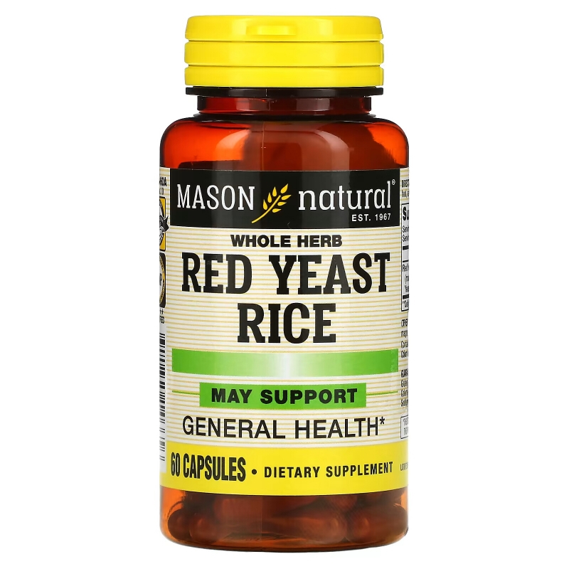 Mason Natural Красный Дрожжевой Рис 60 капсул