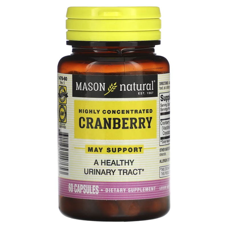 Mason Natural Cranberry Highly Concentrated 60 Capsules