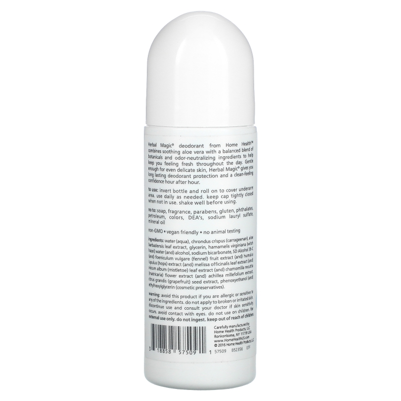 Home Health Травяной шариковый дезодорант без запаха 3 жидкихунций (88 мл)