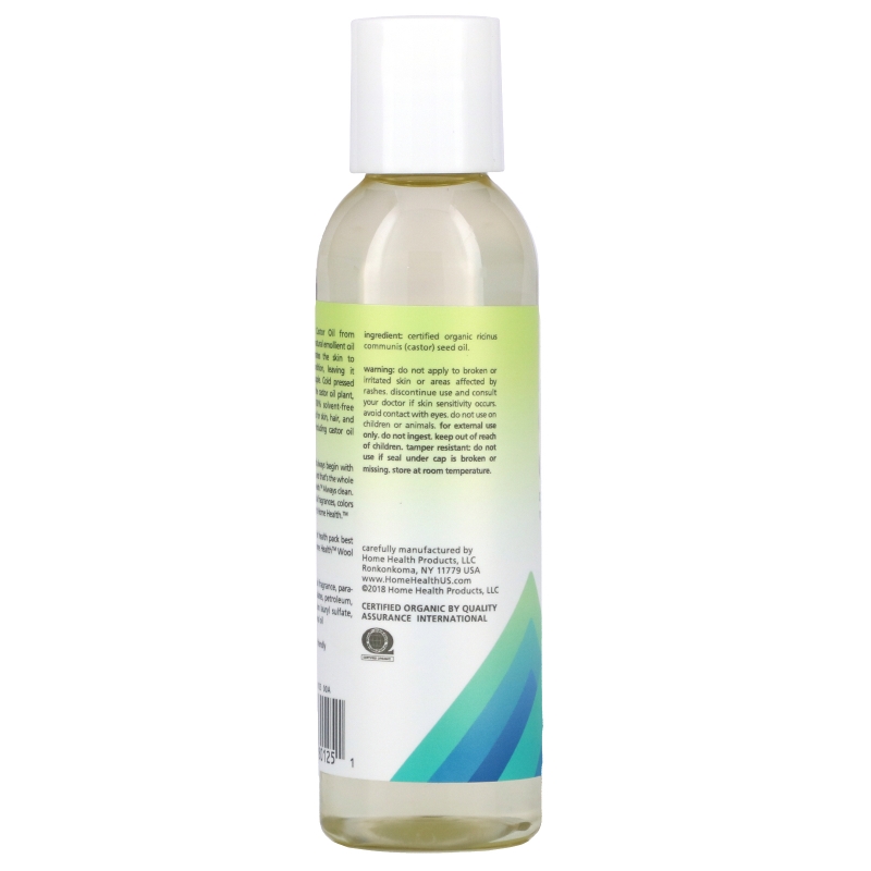 Home Health, Organic Castor Oil, 4 fl oz (118 ml)