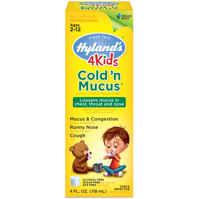 Hyland's 4 Kids Cold 'n Mucus 4 fl oz (118 ml)