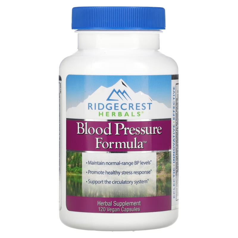 Ridge Crest Herbals Blood Pressure Formula 120 вегетарианских таблеток