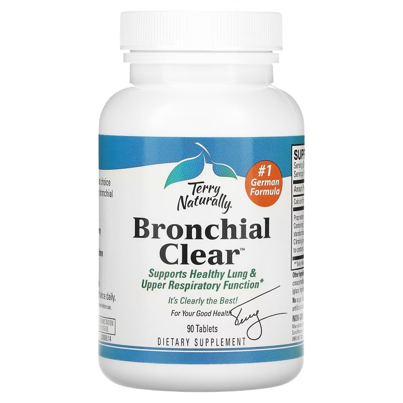 Terry Naturally Terry Naturally Bronchial Clear 90 таблеток