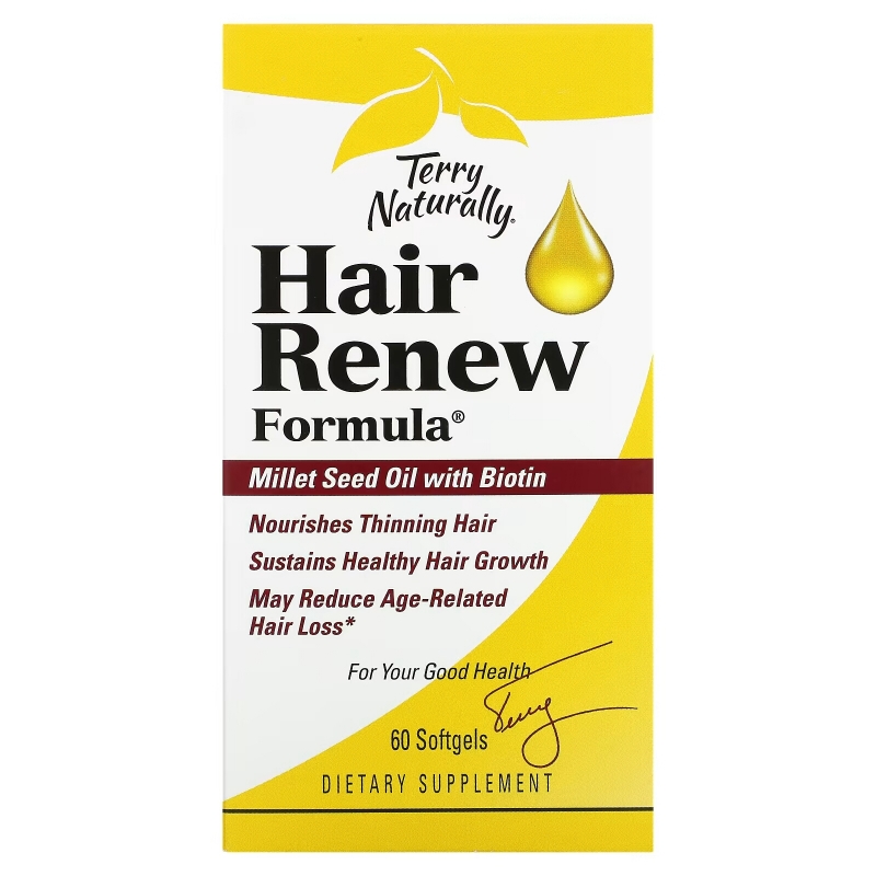 Terry Naturally Terry Naturally Hair Renew Formula формула восстановления волос 60 желатиновых капсул