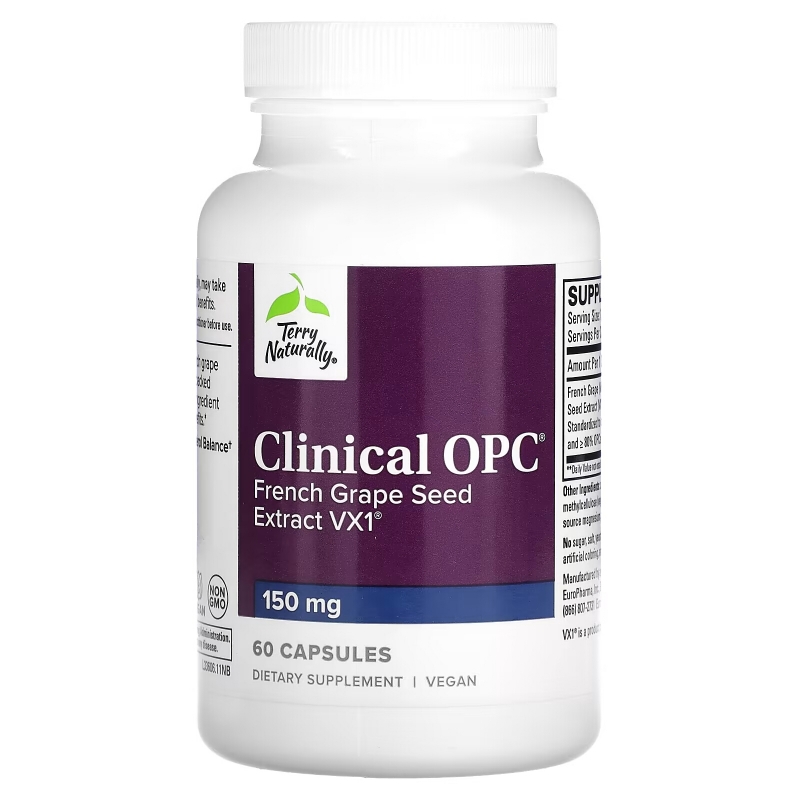 Terry Naturally, Clinical OPC, 150 мг, 60 капсул