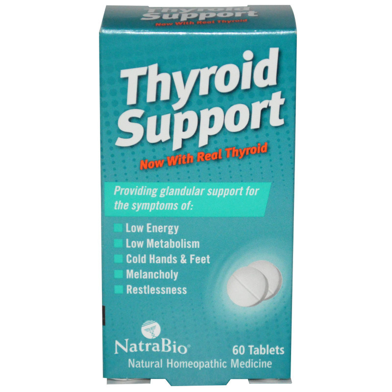 NatraBio Поддержка щитовидной железы 60 таблеток