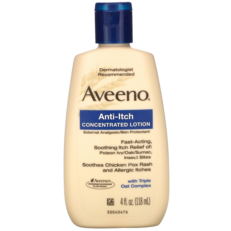 Aveeno Active Naturals Anti-Itch Concentrated Lotion External Analgesic/Skin Protectant 4 fl oz