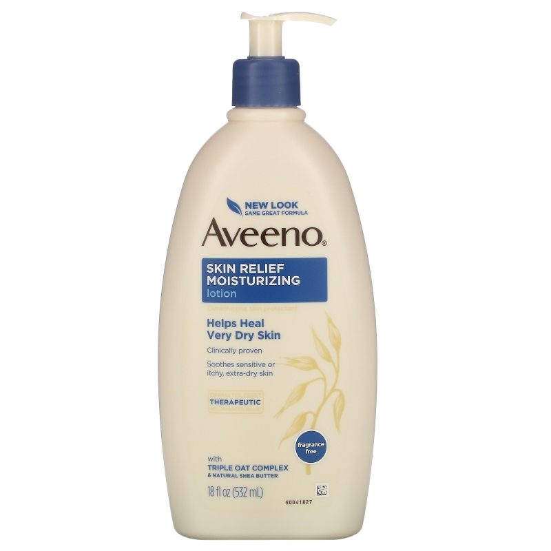 Aveeno Active Naturals Skin Relief увлажняющий кожу 24 часа лосьон без запаха 532 мл