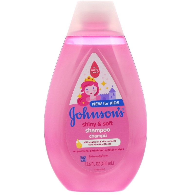Johnson & Johnson, Для детей, серия «Блеск и мягкость», шампунь, 400 мл