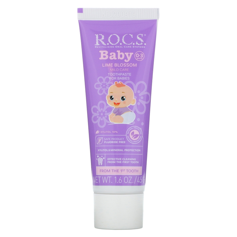 R.O.C.S. , Baby, Lime Blossom Toothpaste, 0-3 Years, 1.6 oz (45 g)