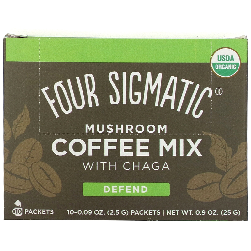 Four Sigma Foods Кордицепс Грибной кофе 10 шт 0.09 унции Каждый