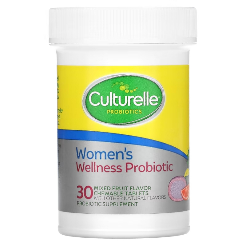 Culturelle, Probiotics, Women's Wellness Probiotic, Mixed Fruit, 30 Chewable Tablets