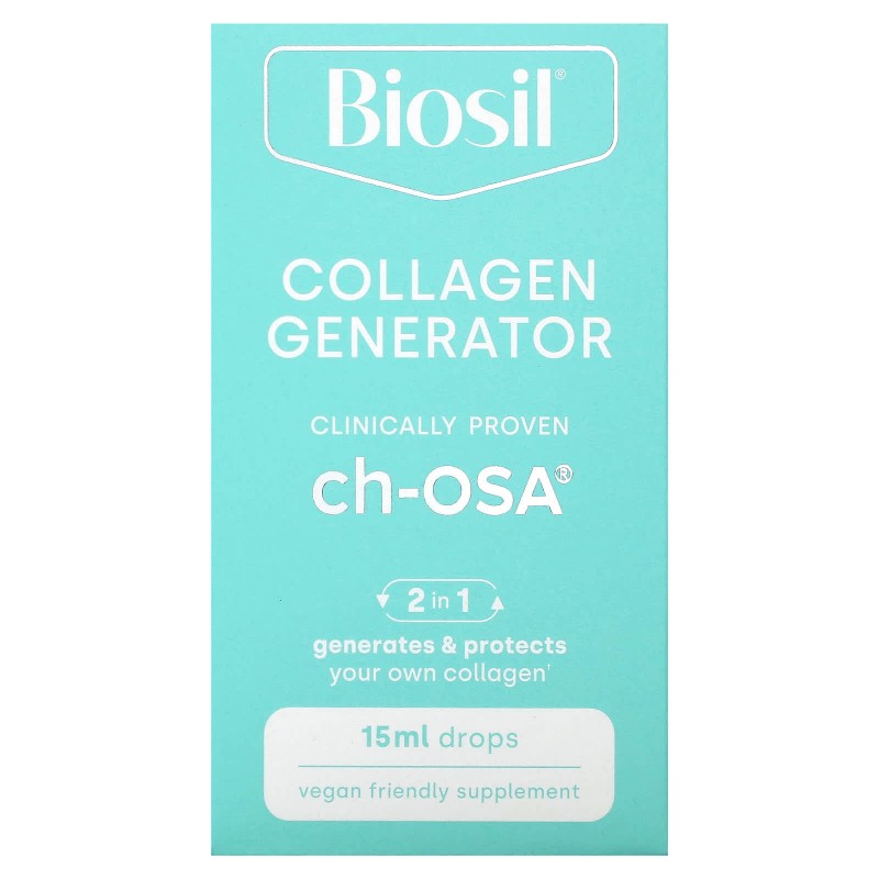 Natural Factors BioSil ch-OSA улучшенный генератор коллагена 05 жидких унций (15 мл)