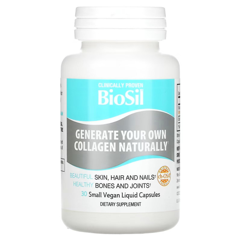 BioSil, Advanced Collagen Generator, 30 Small Vegan Liquid Capsules