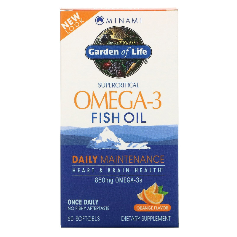Minami Nutrition MorEPA Optimal EPA-DHA Formula Orange Flavor 60 Softgels