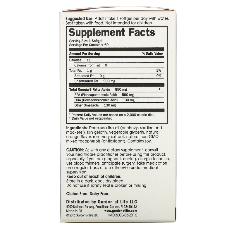 Minami Nutrition MorEPA Optimal EPA-DHA Formula Orange Flavor 60 Softgels