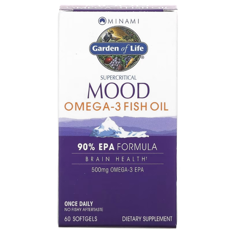 Minami Nutrition PlusEPA Supercritical Omega-3 Fish Oil 500 mg 60 Softgels