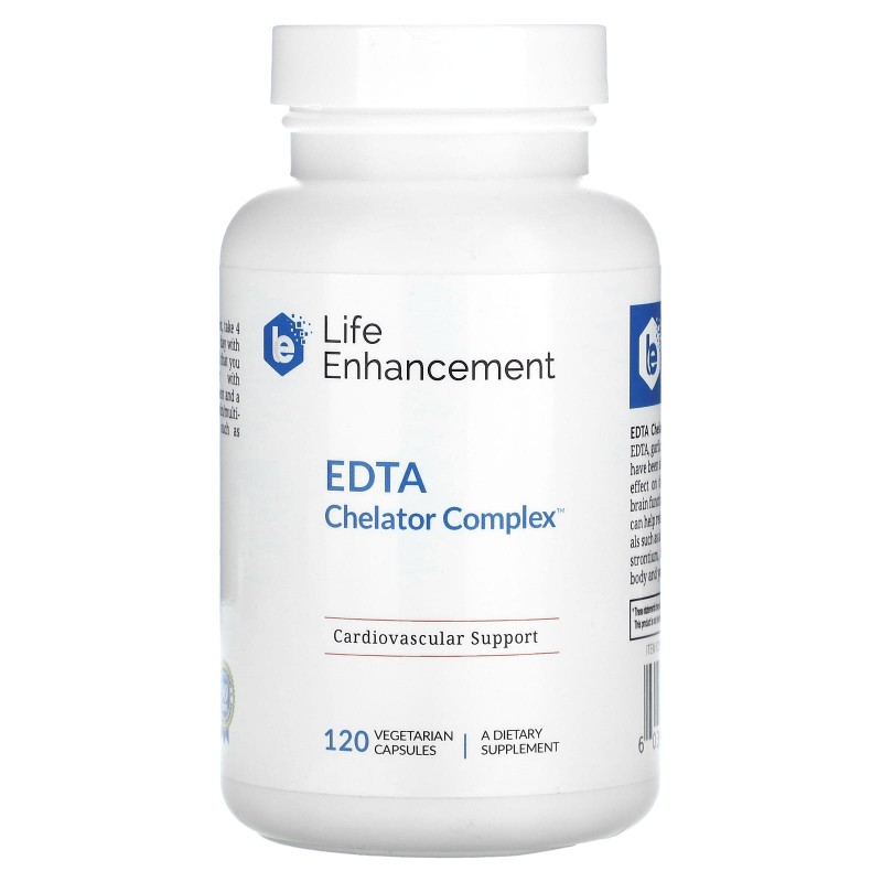 Life Enhancement ЭДТА (EDTA) комплекс с хелатором 120 капсул