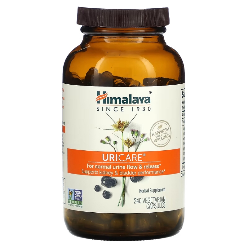 Himalaya Herbal Healthcare UriCare для поддержки почек 240 вегетарианских капсул