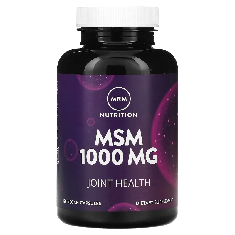MRM МСМ 1000 мг 120 растительных капсул
