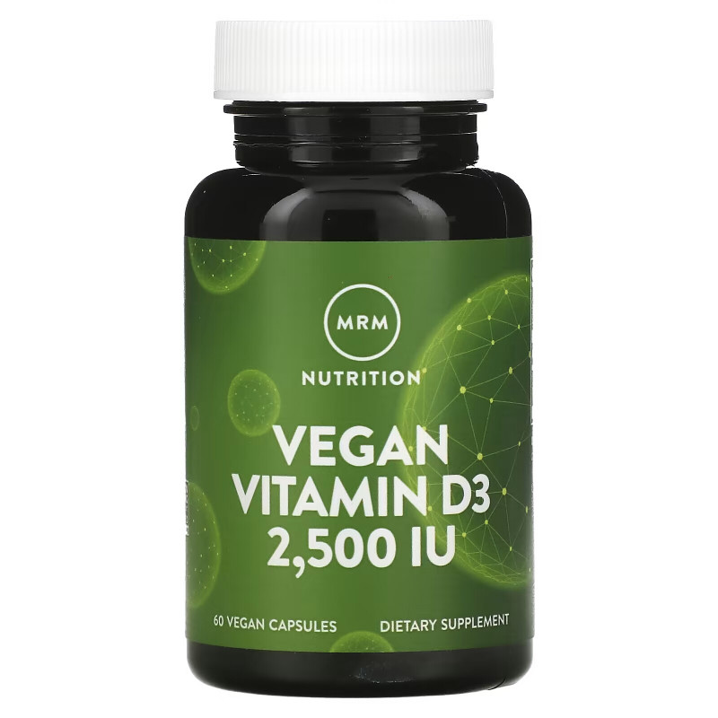 MRM Веганский витамин D3 2500 МЕ 60 веганских капул
