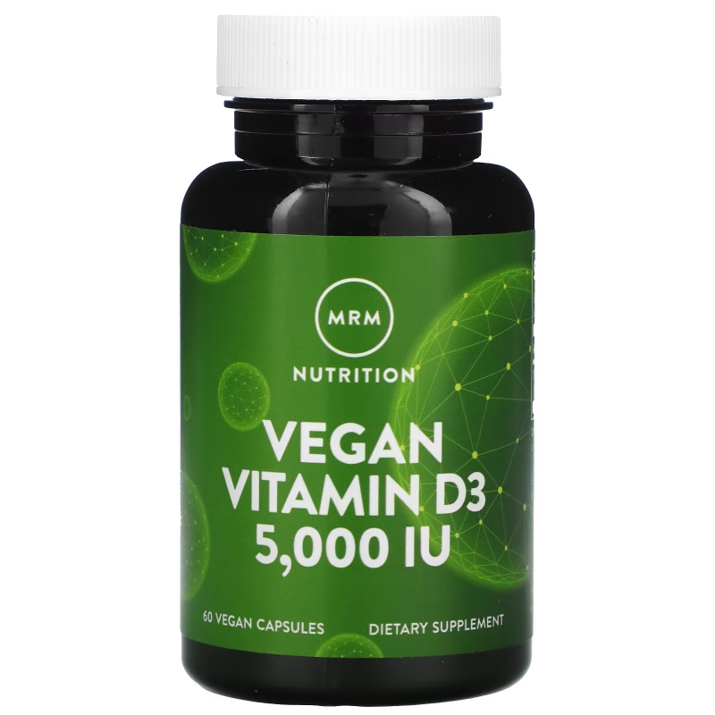 MRM Веганский витамин D3 5000 МЕ 60 веганских капсул