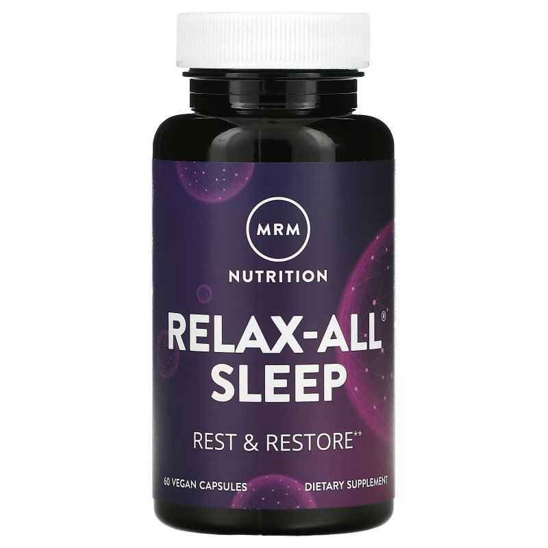 MRM Nutrition, Relax-All Sleep, 60 Vegan Capsules