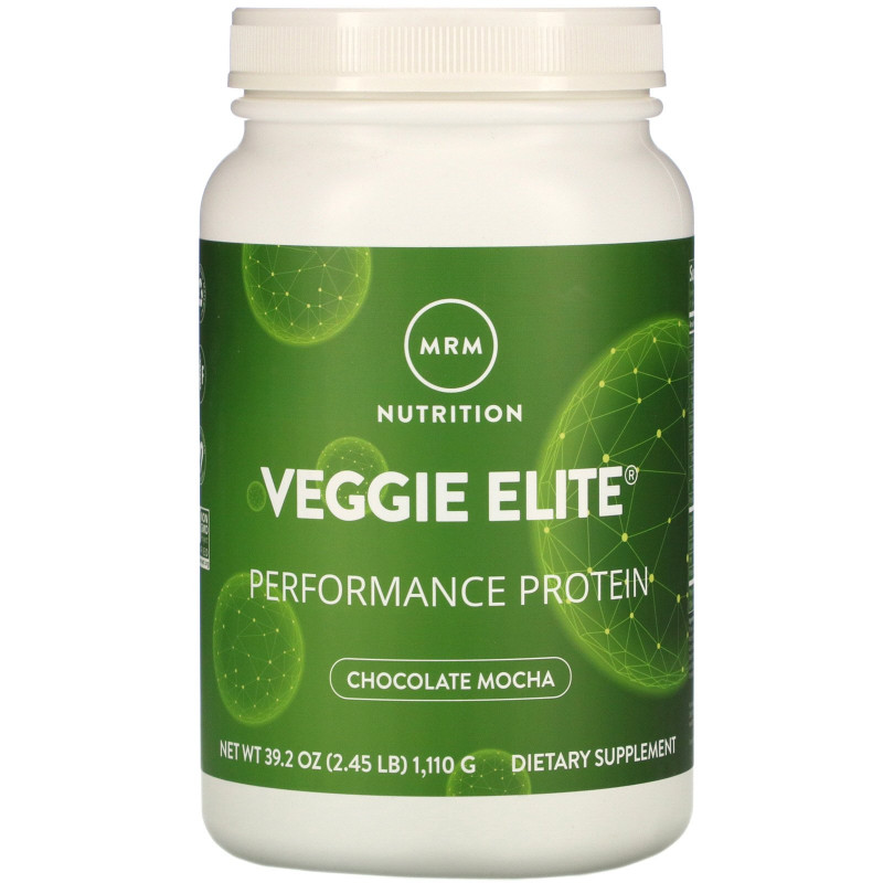 MRM, Veggie Elite, Performance Protein, шоколадный мокко, 39.2 унц. (1,110 г)
