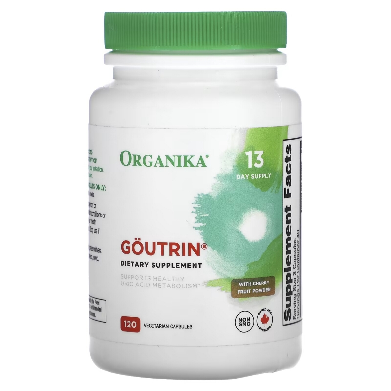 Organika, Goutrin with Cherry Fruit Powder, 120 Vegetarian Capsules