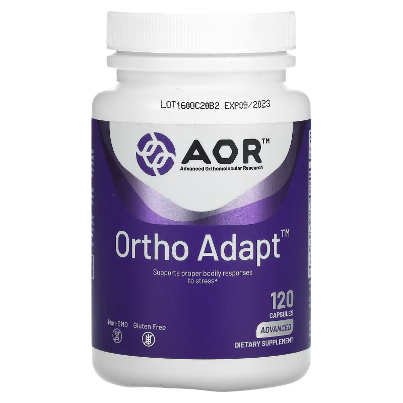 Advanced Orthomolecular Research AOR, Ortho Adapt, 120 Capsules