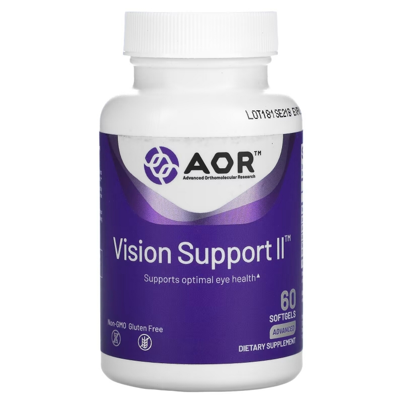 Advanced Orthomolecular Research AOR Classic Series Vision Support II 60 Softgels