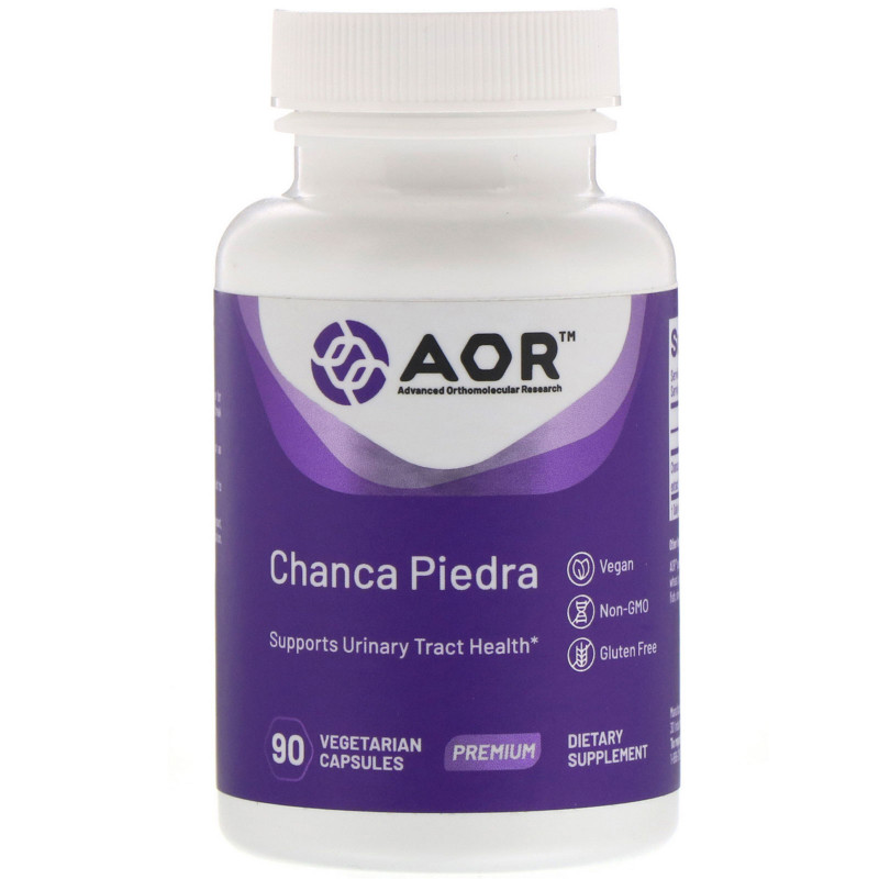 Advanced Orthomolecular Research AOR Classic Series Chanca Piedra 90 Veggie Caps