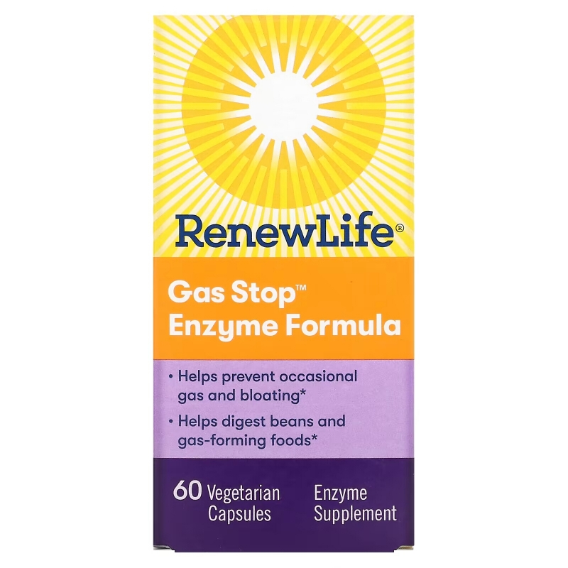 Renew Life Gas Stop 60 капсул на растительной основе