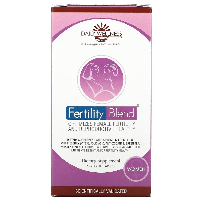 Daily Wellness Company Фертильная смесь для активизации репродуктивной функции у женщин 90 капсул