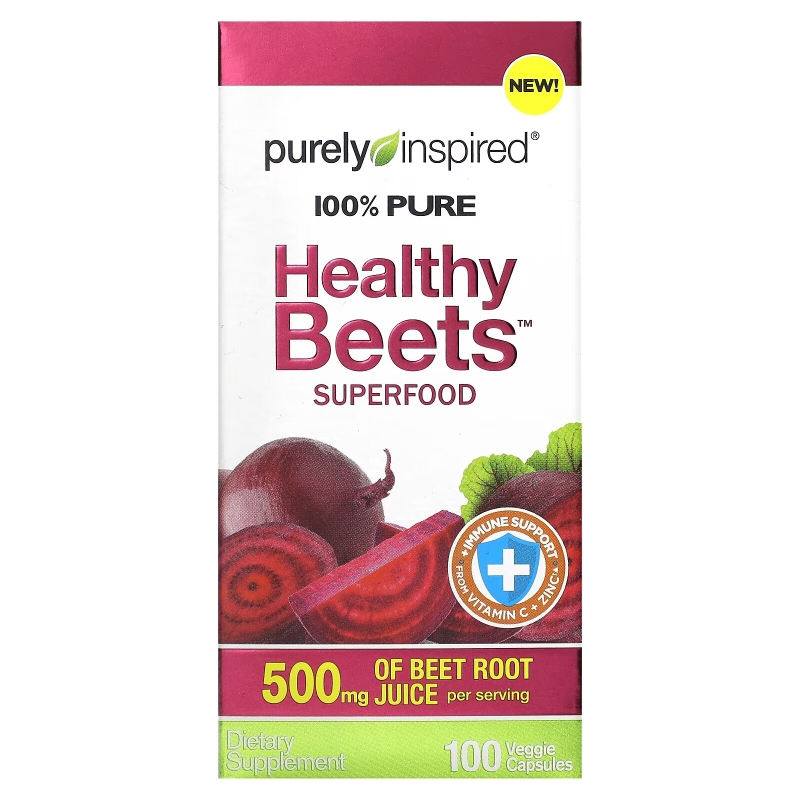 Purely Inspired, Healthy Beets Superfood, 100 Veggie Capsules