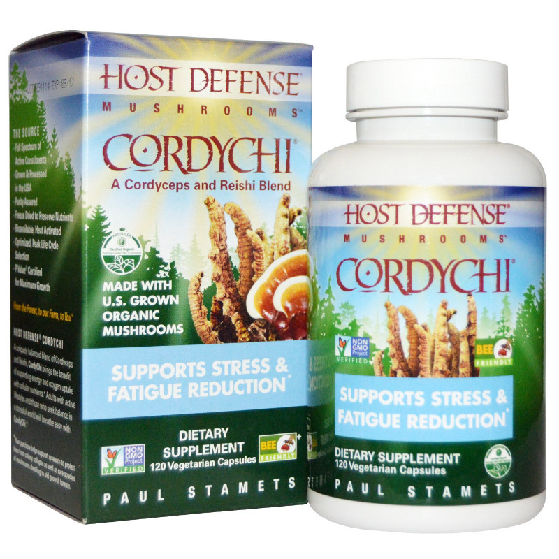 Fungi Perfecti Host Defense Cordychi 120 растительных капсул