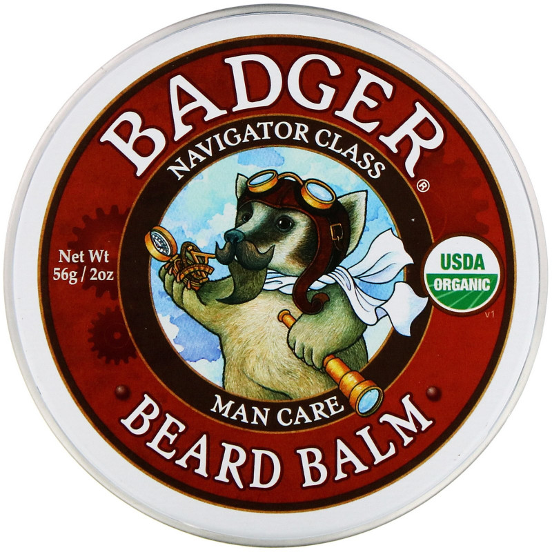 Badger Company Navigator Class Man Care Beard Balm 2 oz (56 g)