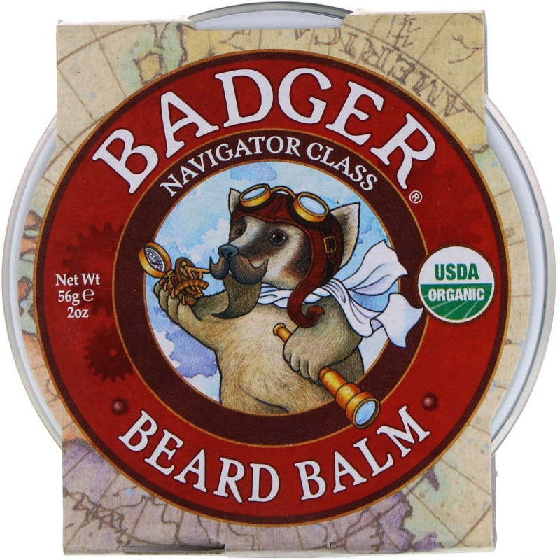 Badger Company Navigator Class Man Care Beard Balm 2 oz (56 g)