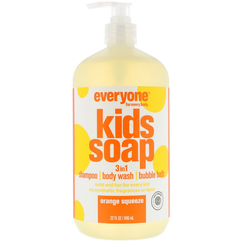 EO Products Everyone Soap for Every Kid Orange Squeeze 32 fl oz (960 ml)