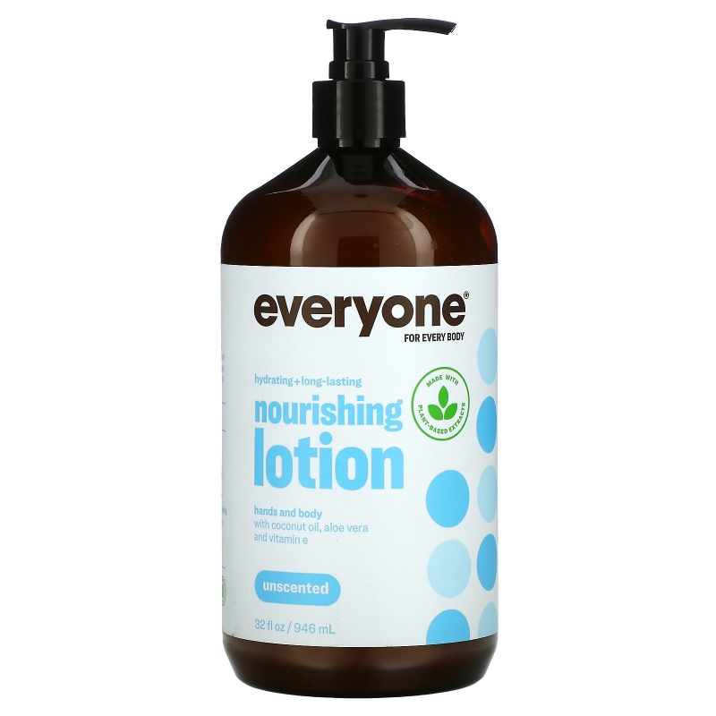 EO Products, Лосьон для тела Everyone для всех и каждого, для питания и увлажнения кожи, без запаха (960 мл)