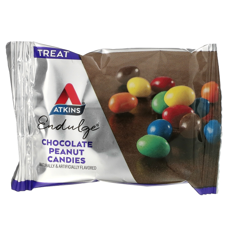 Atkins Treat Endulge конфеты с арахисом в шоколаде 5 пакетиков 12 унции (34 г) каждый