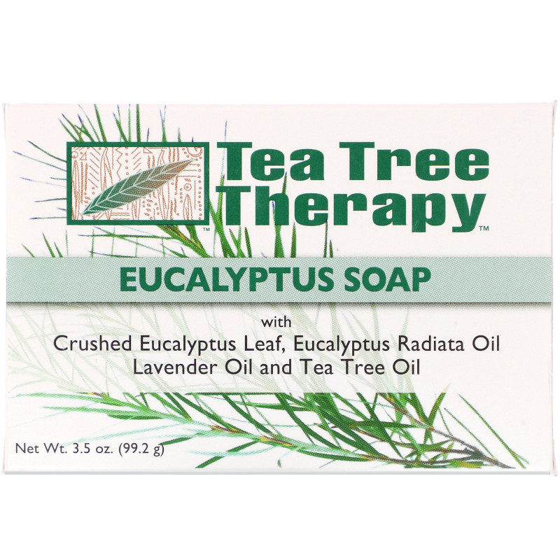 Tea Tree Therapy Эвкалиптовое мыло брусок 35 унции (992 г)