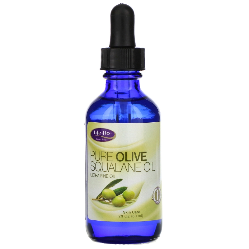 Life Flo Health Чистый сквален оливкового масла для ухода за кожей 60 мл