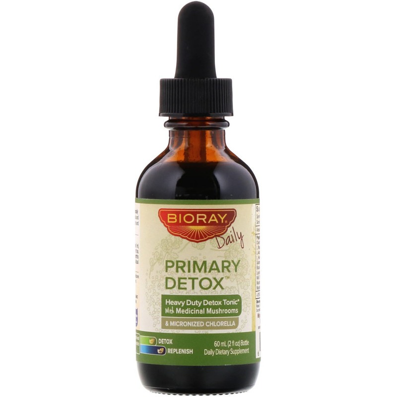BioRay Inc., Primary Detox, Heavy Duty Detox Tonic, Alcohol Free, 2 fl oz (60 ml)